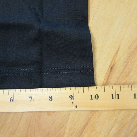 GLORIA VANDERBILT Wide Leg Ankle Cropped Ponte Pants Sz M Blk Tummy Control NWT - Picture 11 of 11